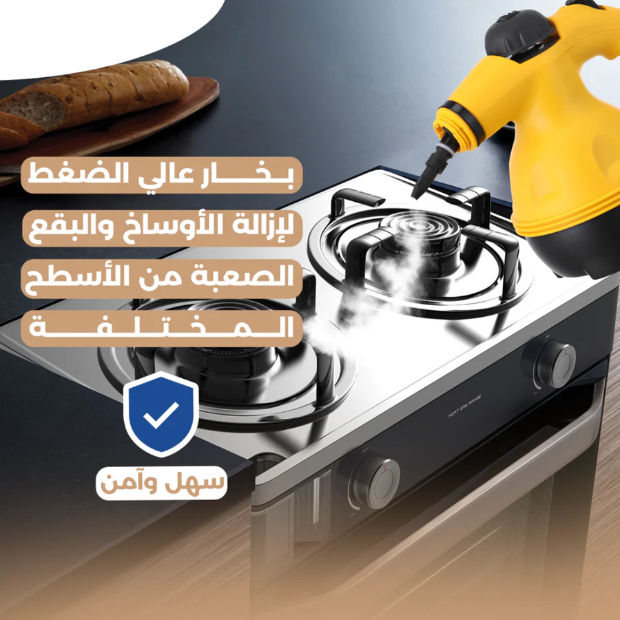Powerful Handheld Steam Cleaner | Sanitizes & Degreases Without Chemicals
