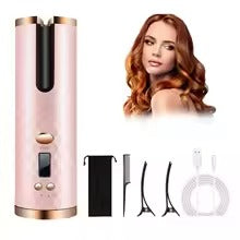 Portable Automatic Wireless USB Charging Mini Curling Iron